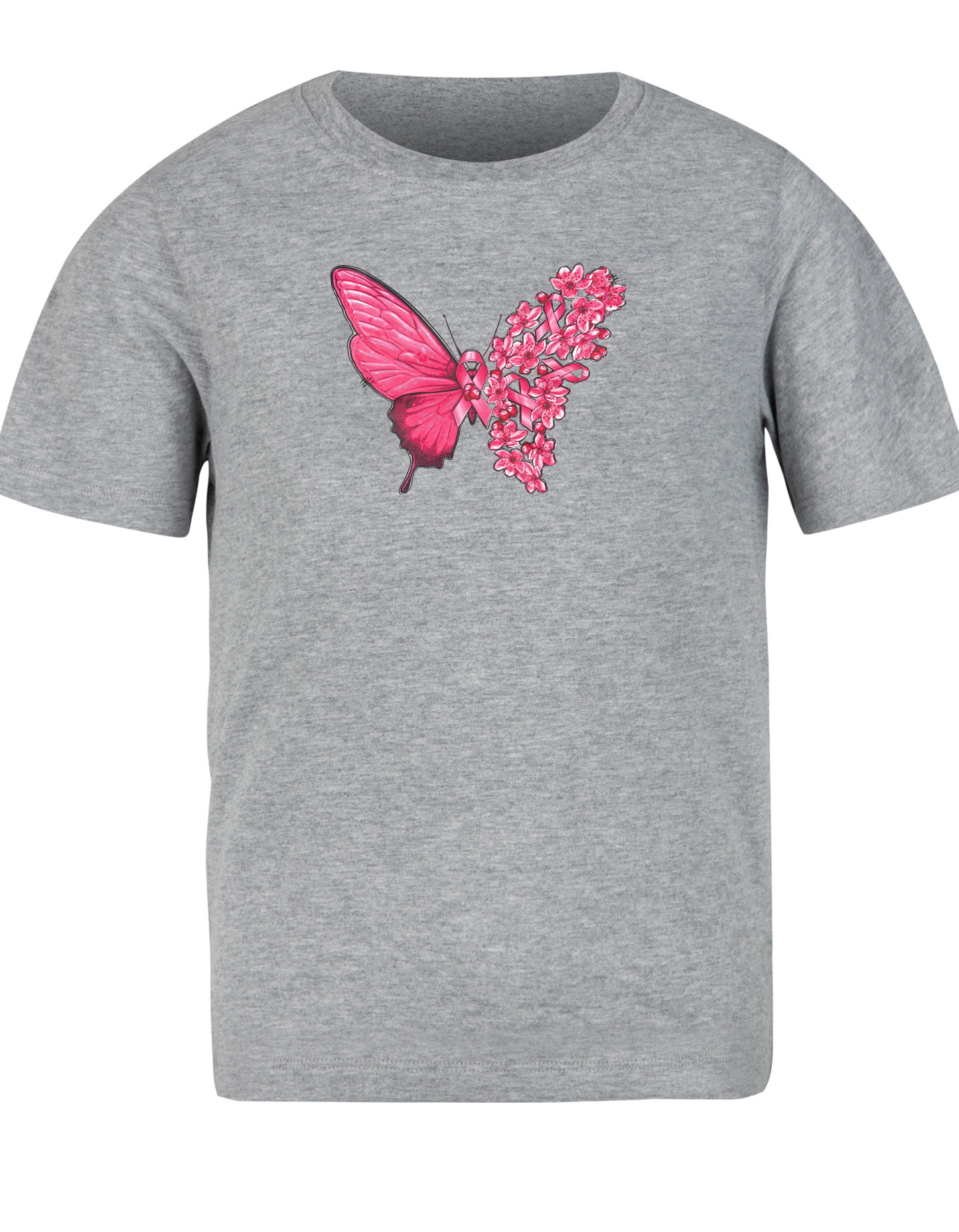 Breast Cancer Awareness Butterfly Tee
