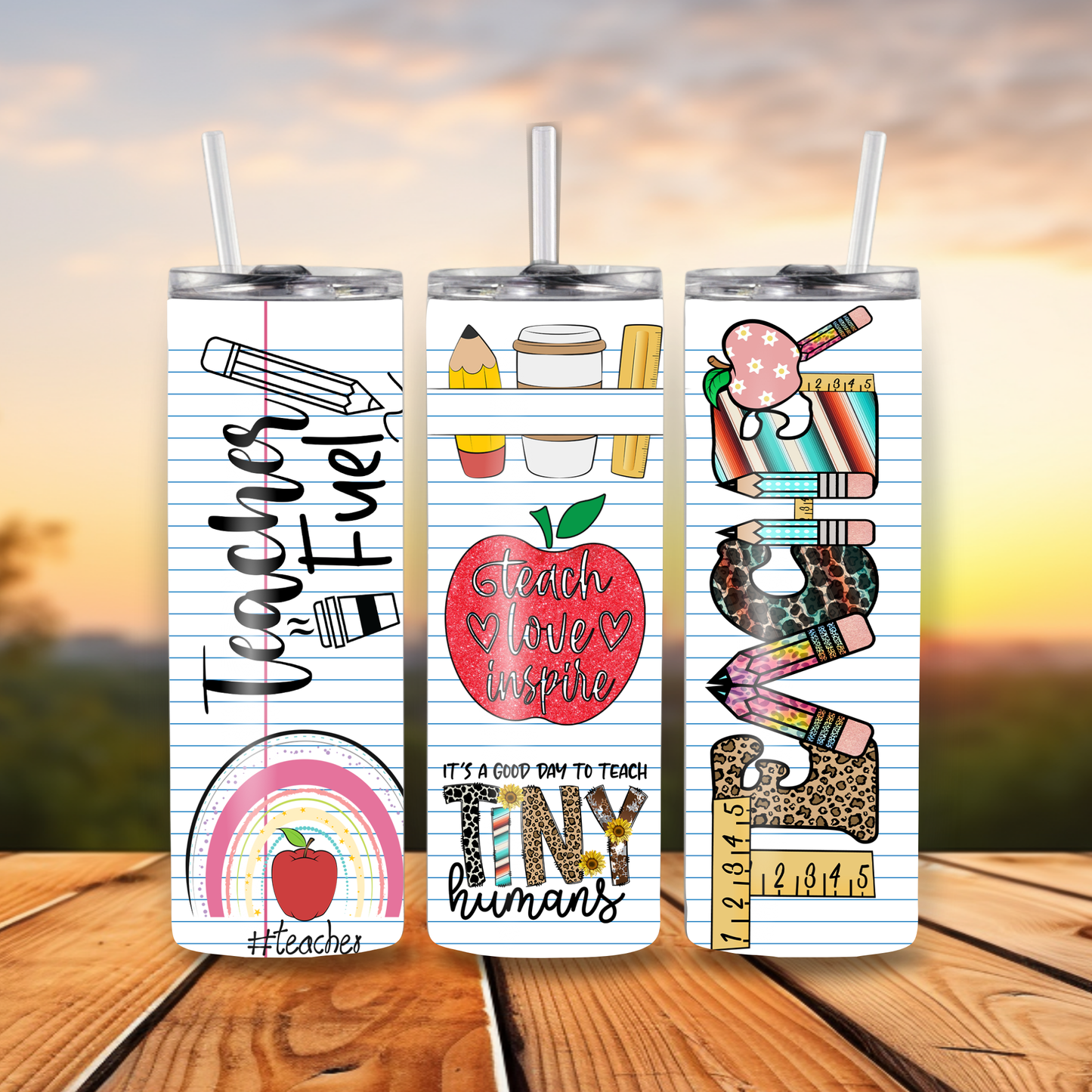 "Teacher Fuel" Tumbler