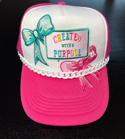 “Created with a Purpose” Trucker Hat
