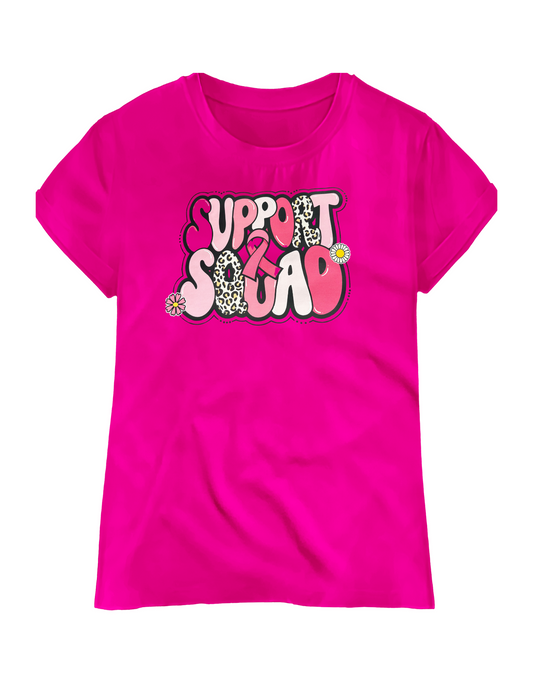 "Support & Squad Leopard Print" T-Shirt