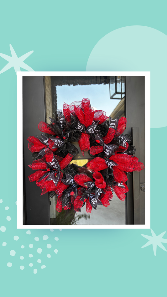"Teacher" Wreath