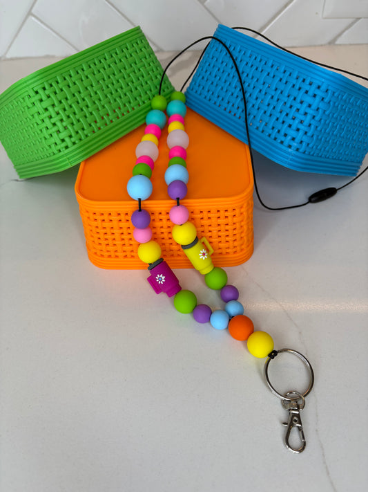 "Multi Colored Tumbler" Lanyard