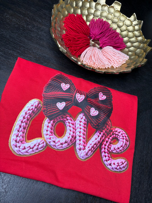 "Sweetheart Bow" Tee