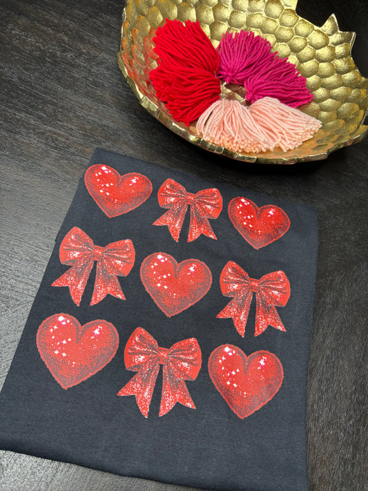 "Heart & Bow Affair" Tee