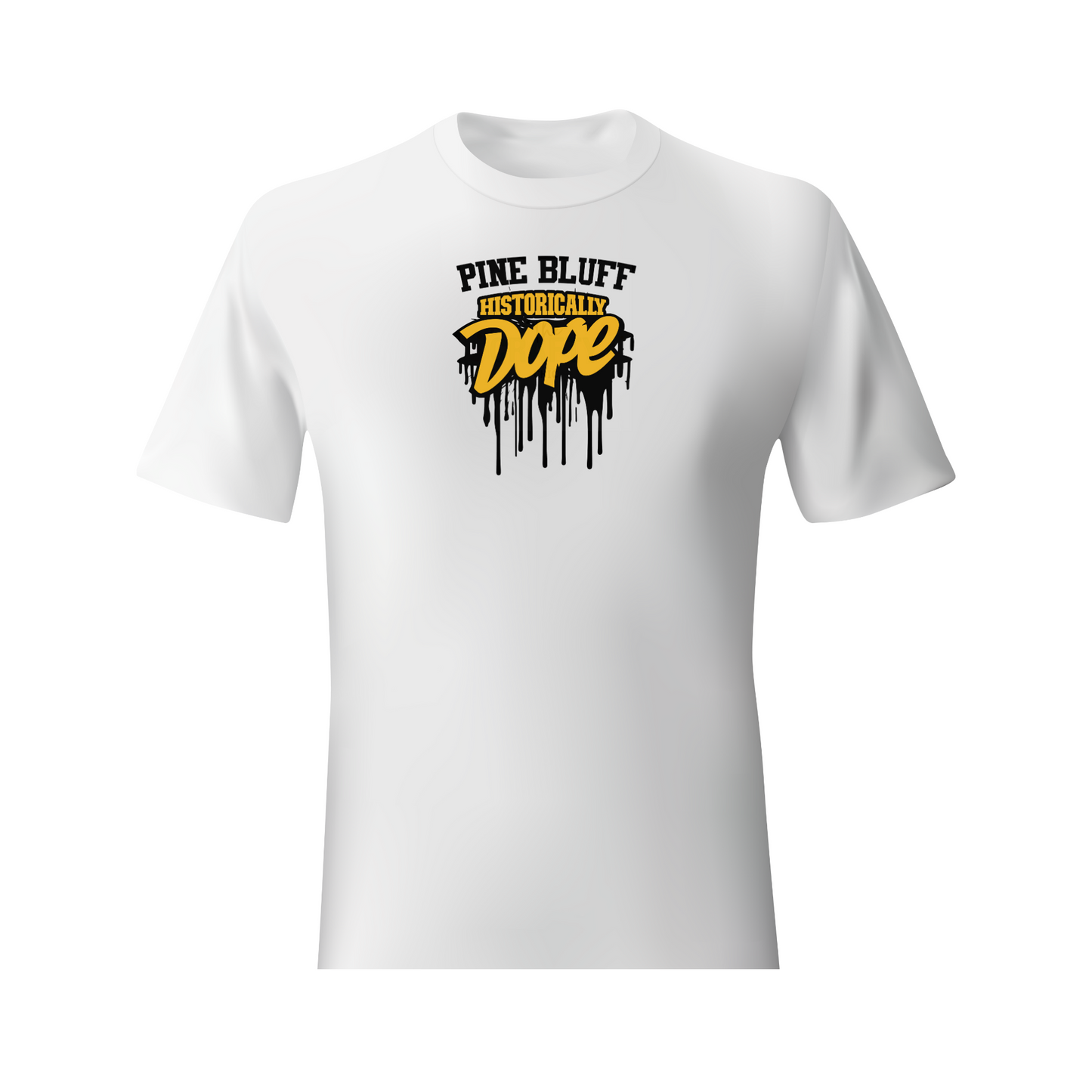 "Pine Bluff Historically Dope" Tee-White